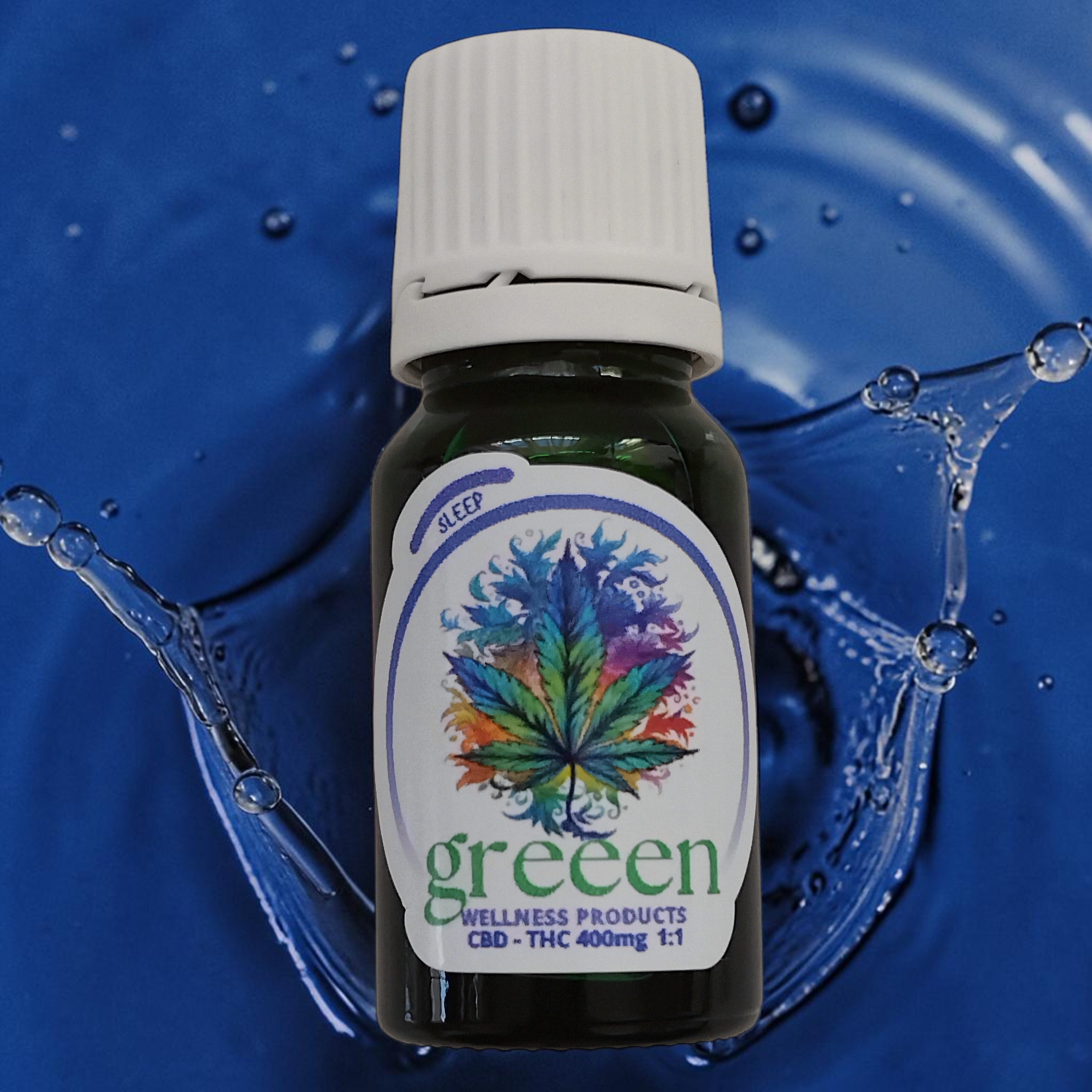 CBD Oil / Tincture 10ml - Sleep - CBD/THC 400mg 1:1 - Full Spectrum